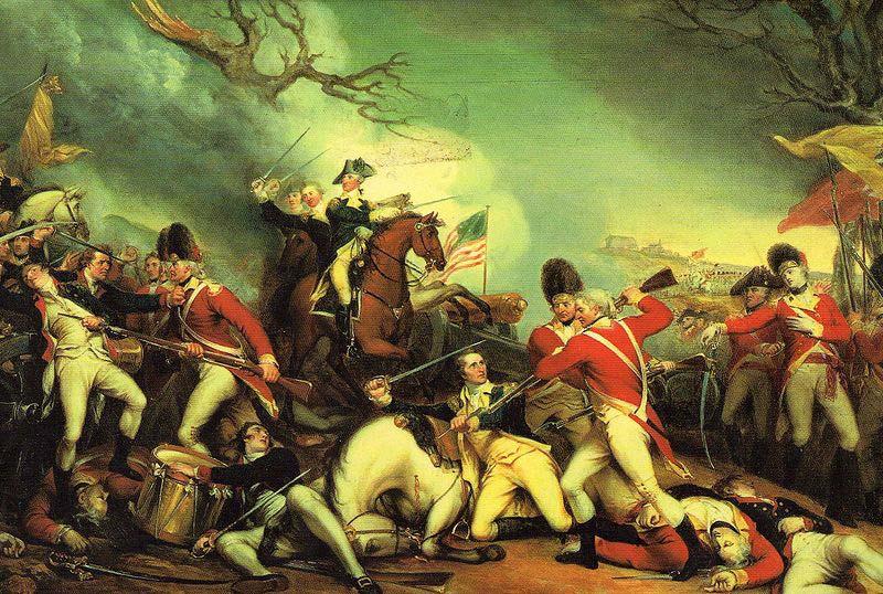 John Trumbull The Death of General Mercer at the Battle of Princeton Sweden oil painting art